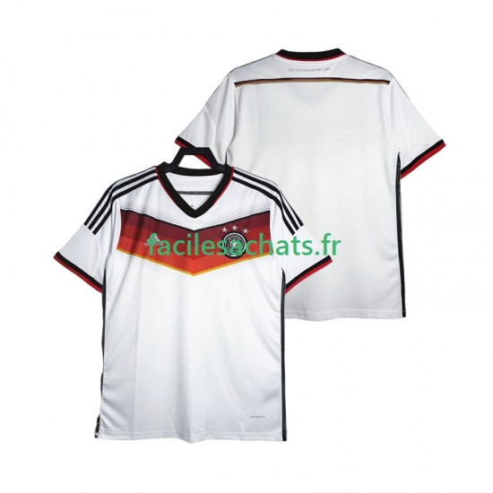 Maillot Allemagne Retro World Cup 2014 Domicile Homme MC