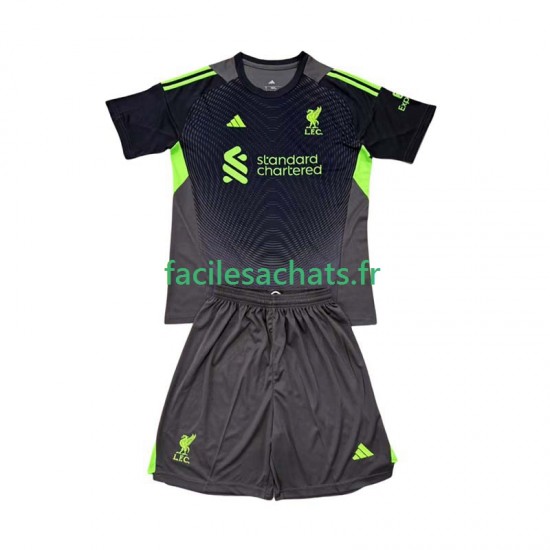 Maillot Liverpool 2025-2026 Gardien Domicile Enfant MC