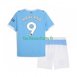 Maillot Manchester City Erling Haaland 9 2025-2026 Domicile Enfant MC