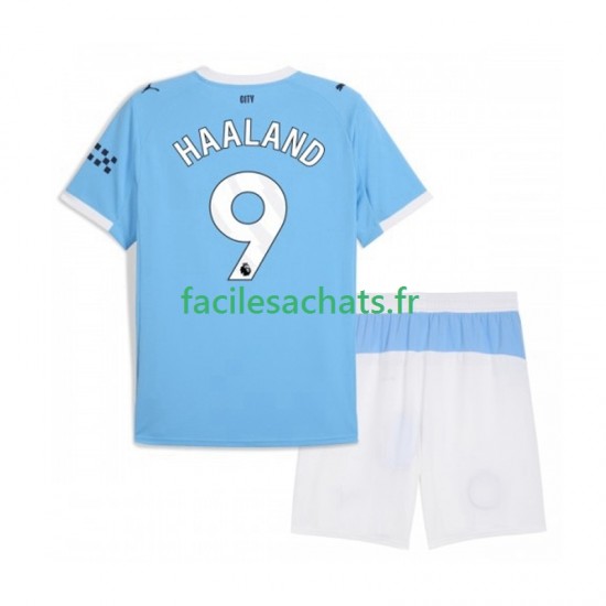 Maillot Manchester City Erling Haaland 9 2025-2026 Domicile Enfant MC