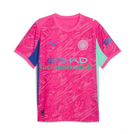Maillot Manchester City 2025-2026 Gardien Extérieur Homme MC