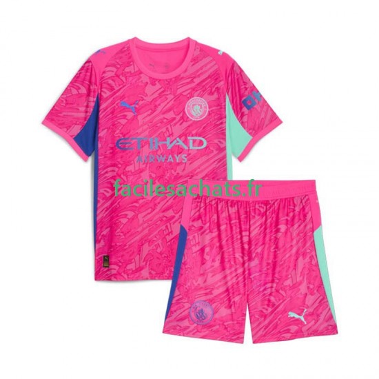 Maillot Manchester City 2025-2026 Gardien Extérieur Enfant MC