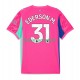 Maillot Manchester City Ederson Moraes 31 2025-2026 Gardien Extérieur Homme MC