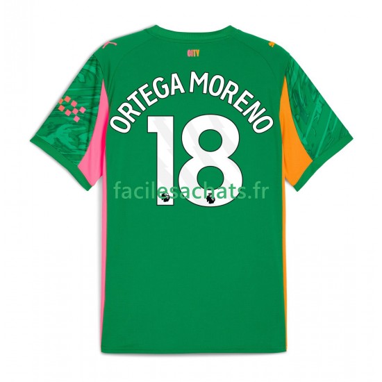Maillot Manchester City ORTEGA MORENO 18 2025-2026 Gardien Domicile Homme MC