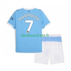Maillot Manchester City Omar Marmoush 7 2025-2026 Domicile Enfant MC