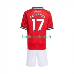 Maillot Manchester United Alejandro Garnacho 17 2025-2026 Domicile Enfant MC Maillot Manchester United Alejandro Garnacho 17 2025-2026 Domicile Enfant MC