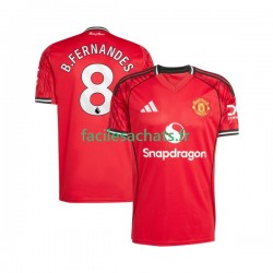 Maillot Manchester United Bruno Fernandes 8 2025-2026 Domicile Homme MC