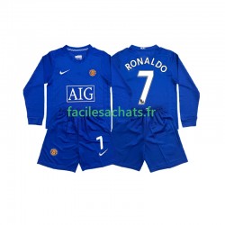 Maillot Manchester United Cristiano Ronaldo 7 Retro 2008 Extérieur Enfant ML