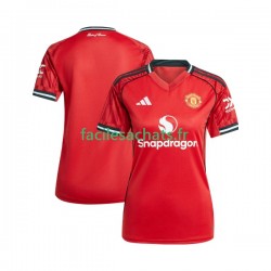 Maillot Manchester United 2025-2026 Domicile Femme MC Maillot Manchester United 2025-2026 Domicile Femme MC