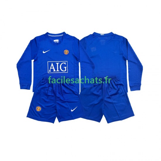 Maillot Manchester United Retro Retro 2008 Extérieur Enfant ML