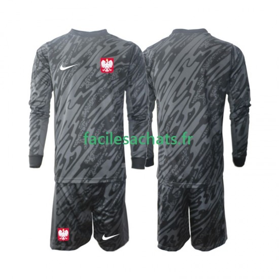 Maillot Pologne 2024 Gardien Extérieur Enfant ML