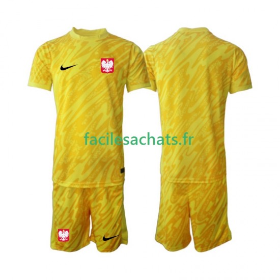 Maillot Pologne 2024 Gardien Domicile Enfant MC