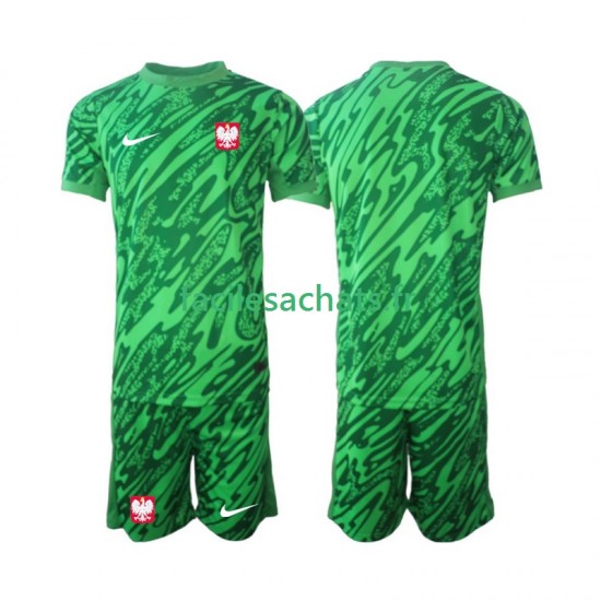 Maillot Pologne 2024 Gardien 3ème Enfant MC