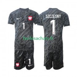 Maillot Pologne Szczesny 1 2024 Gardien Extérieur Enfant MC