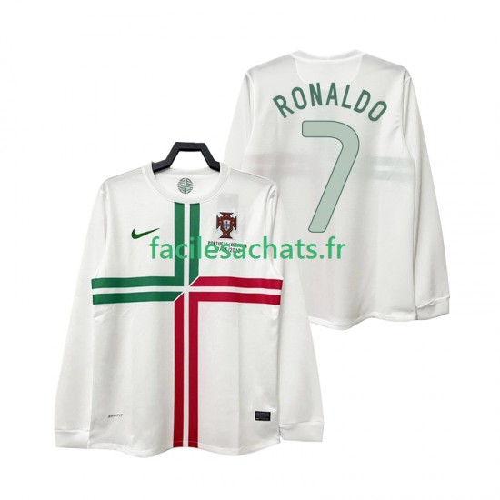 Maillot Portugal Cristiano Ronaldo 7 Retro 2012 Extérieur Homme ML