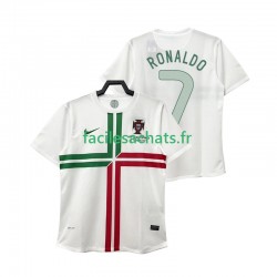 Maillot Portugal Cristiano Ronaldo 7 Retro 2012 Extérieur Homme MC