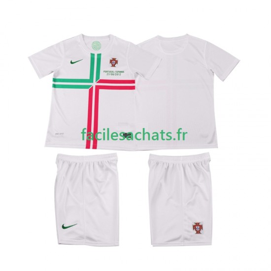 Maillot Portugal Retro 2012 Extérieur Enfant MC