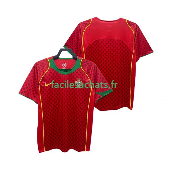 Maillot Portugal Retro 2004 Domicile Homme MC