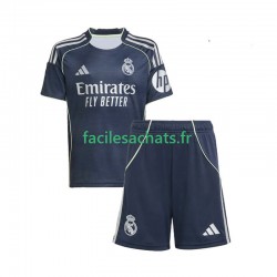 Maillot Real Madrid 2025-2026 Extérieur Enfant MC