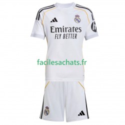 Maillot Real Madrid 2025-2026 Domicile Enfant MC