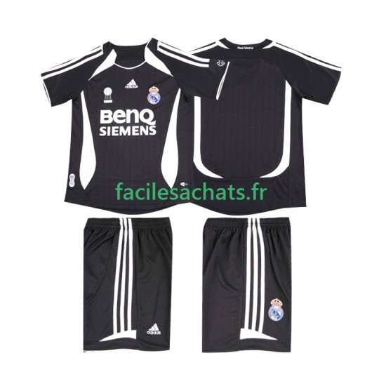 Maillot Real Madrid Retro 2006 2007 Extérieur Enfant MC