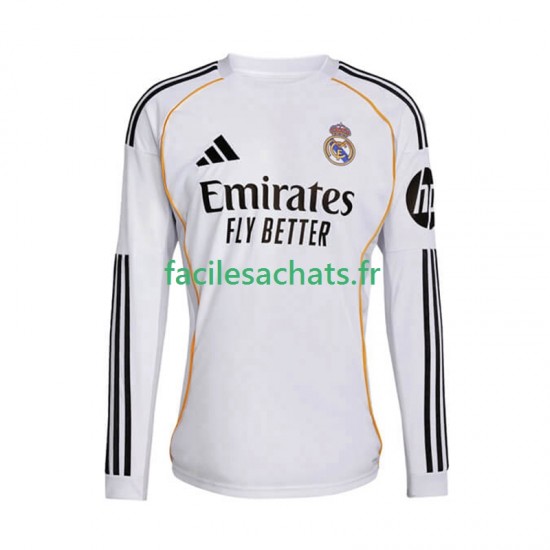 Maillot Real Madrid 2025-2026 Domicile Homme ML