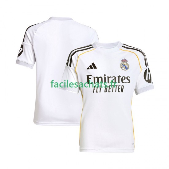 Maillot Real Madrid 2025-2026 Domicile Homme MC