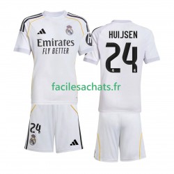 Maillot Real Madrid Huijsen 24 2025-2026 Domicile Enfant MC Maillot Real Madrid Huijsen 24 2025-2026 Domicile Enfant MC