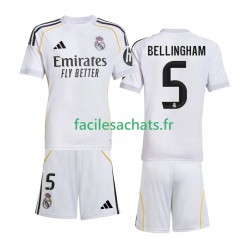 Maillot Real Madrid Jude Bellingham 5 2025-2026 Domicile Enfant MC Maillot Real Madrid Jude Bellingham 5 2025-2026 Domicile Enfant MC