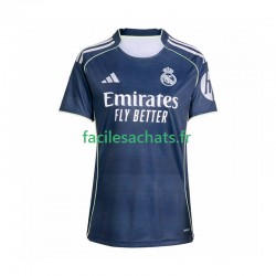 Maillot Real Madrid 2025-2026 Extérieur Femme MC