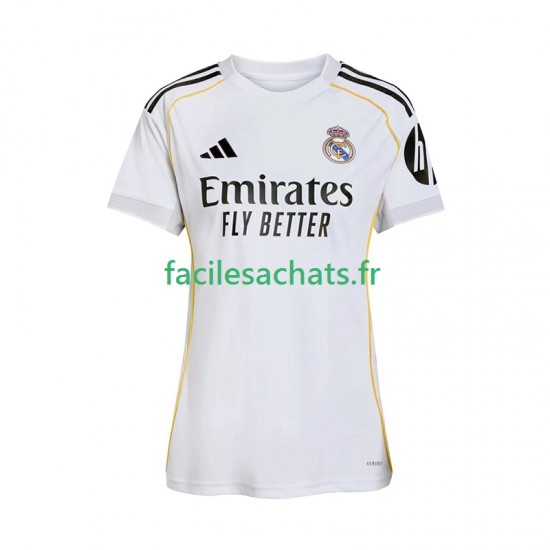 Maillot Real Madrid 2025-2026 Domicile Femme MC