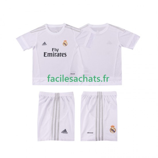 Maillot Real Madrid Retro 2015 2016 Domicile Enfant MC
