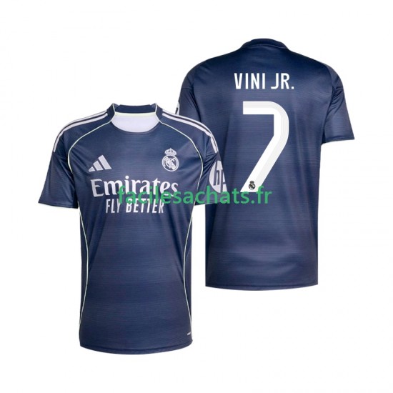 Maillot Real Madrid Vinicius Junior 7 2025-2026 Extérieur Homme MC