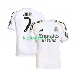 Maillot Real Madrid Vinicius Junior 7 2025-2026 Domicile Homme MC