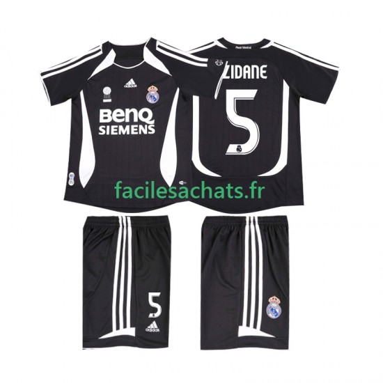 Maillot Real Madrid ZIDANE 5 Retro 2006 2007 Extérieur Enfant MC