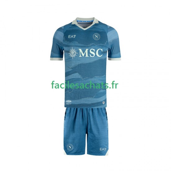 Maillot Naples SSC Special 2024-2025 Domicile Enfant MC