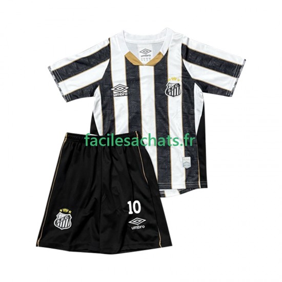 Maillot Santos FC Neymar JR 10 2025-2026 Extérieur Enfant MC