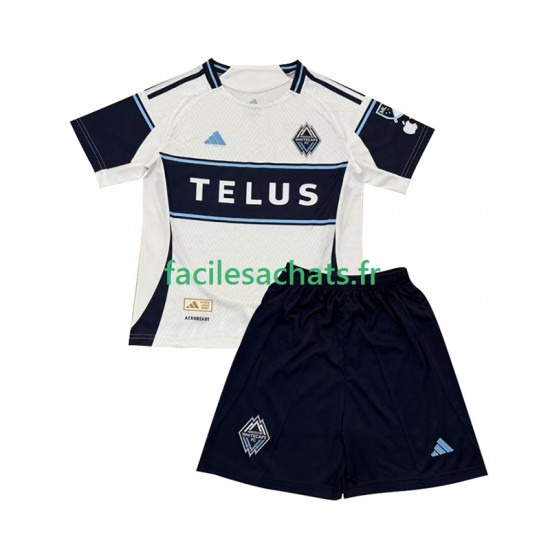 Maillot Vancouver Whitecaps 2025 Extérieur Enfant MC