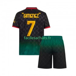 Maillot AC Milan Santiago Gimenez 7 2024-2025 4ème Enfant MC