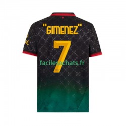 Maillot AC Milan Santiago Gimenez 7 2024-2025 4ème Homme MC