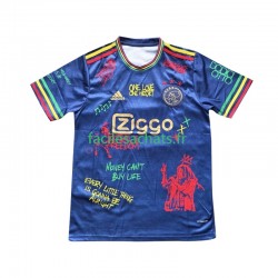 Maillot Ajax Amsterdam Bob Marley Special 2025 Bleu Domicile Homme MC