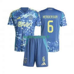 Maillot Ajax Amsterdam Henderson 6 2024-2025 Extérieur Enfant MC