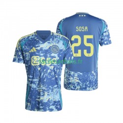 Maillot Ajax Amsterdam Wout Weghorst 25 2024-2025 Extérieur Homme MC