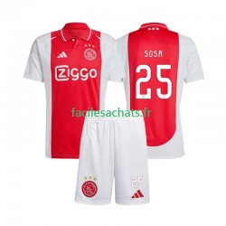 Maillot Ajax Amsterdam Wout Weghorst 25 2024-2025 Domicile Enfant MC
