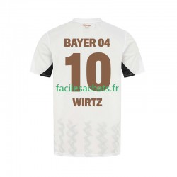 Maillot Bayer 04 Leverkusen Florian Wirtz 10 2024-2025 Extérieur Homme MC