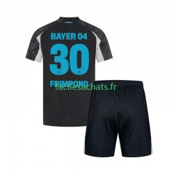 Maillot Bayer 04 Leverkusen Frimpong 30 2024-2025 3ème Enfant MC