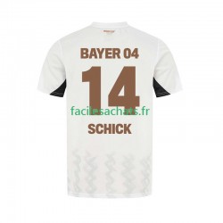 Maillot Bayer 04 Leverkusen Patrik Schick 14 2024-2025 Extérieur Homme MC