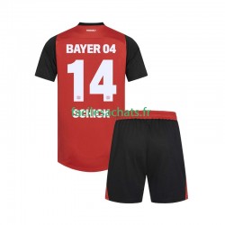 Maillot Bayer 04 Leverkusen Patrik Schick 14 2024-2025 Domicile Enfant MC