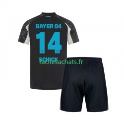 Maillot Bayer 04 Leverkusen Patrik Schick 14 2024-2025 3ème Enfant MC