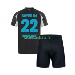 Maillot Bayer 04 Leverkusen Victor Boniface 22 2024-2025 3ème Enfant MC